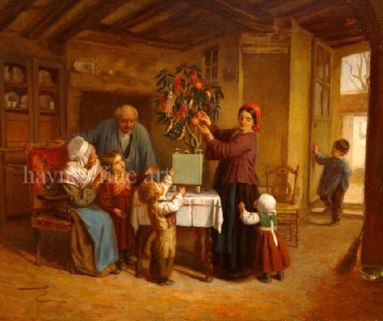 Paul Seignac - Decorating the Tree