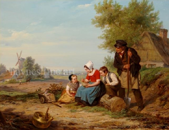 Hendrick Joseph Dillens - A Helping Hand