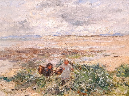 Robert Gemmell Hutchison, RSA, RBA, ROI, RSW - Beach Days