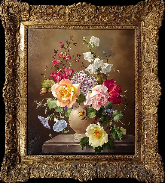 Harold Clayton - Still Life of Flowers in a Vase