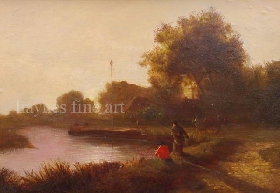 Fishing at Sunset