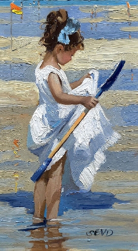 Playing on the Beach