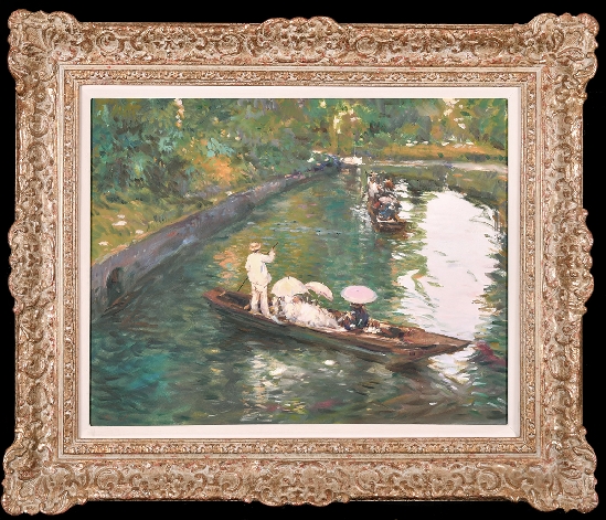 Ken Moroney - Punting along a Lazy River