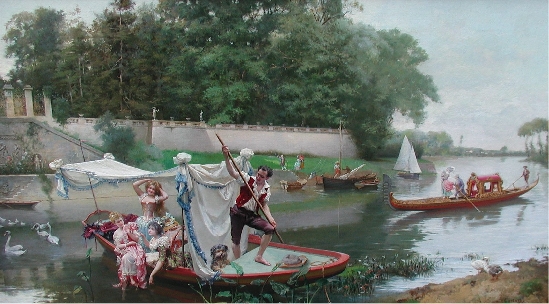 Oreste Cortazzo - The Boating Party