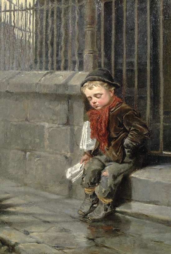 Ralph Hedley - News Boy