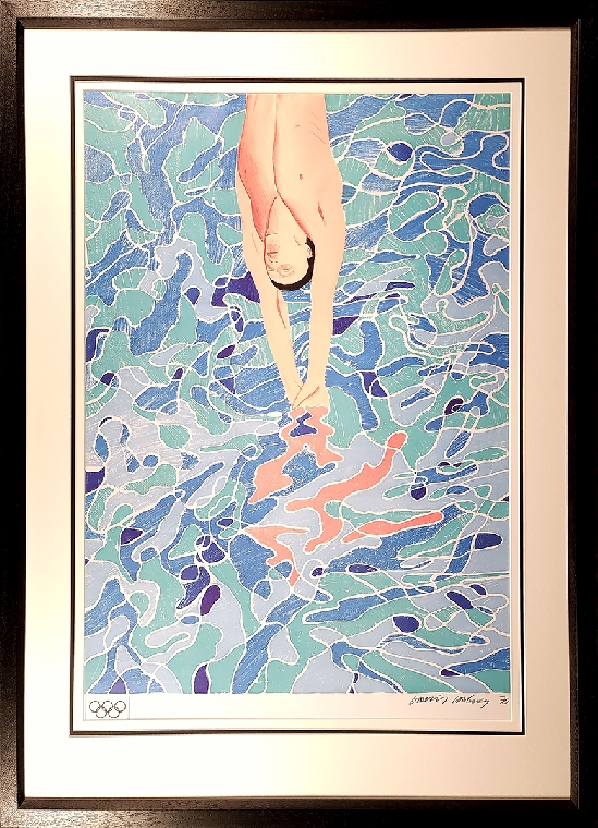 David Hockney OM, CH, RA - Olympic Games, Munich 1972